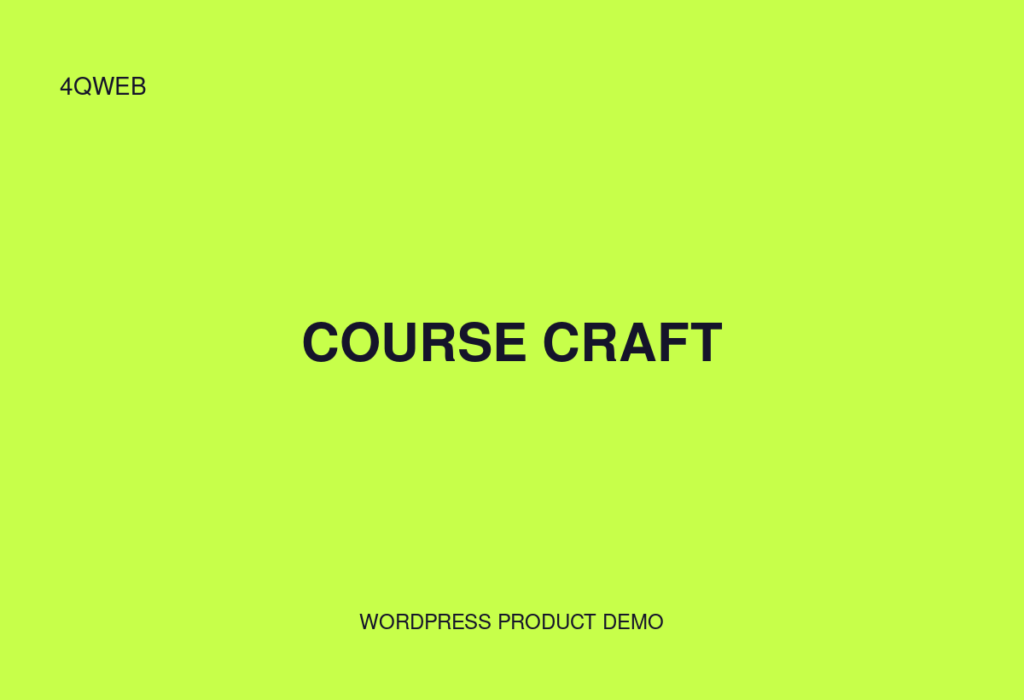 Course Craft preview