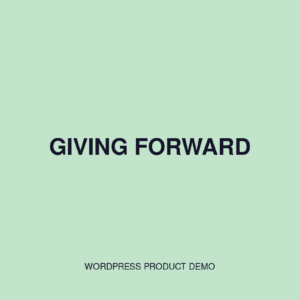 Giving Forward