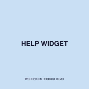 Help Widget