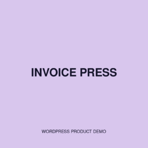 Invoice Press