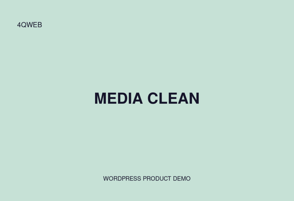 Media Clean preview