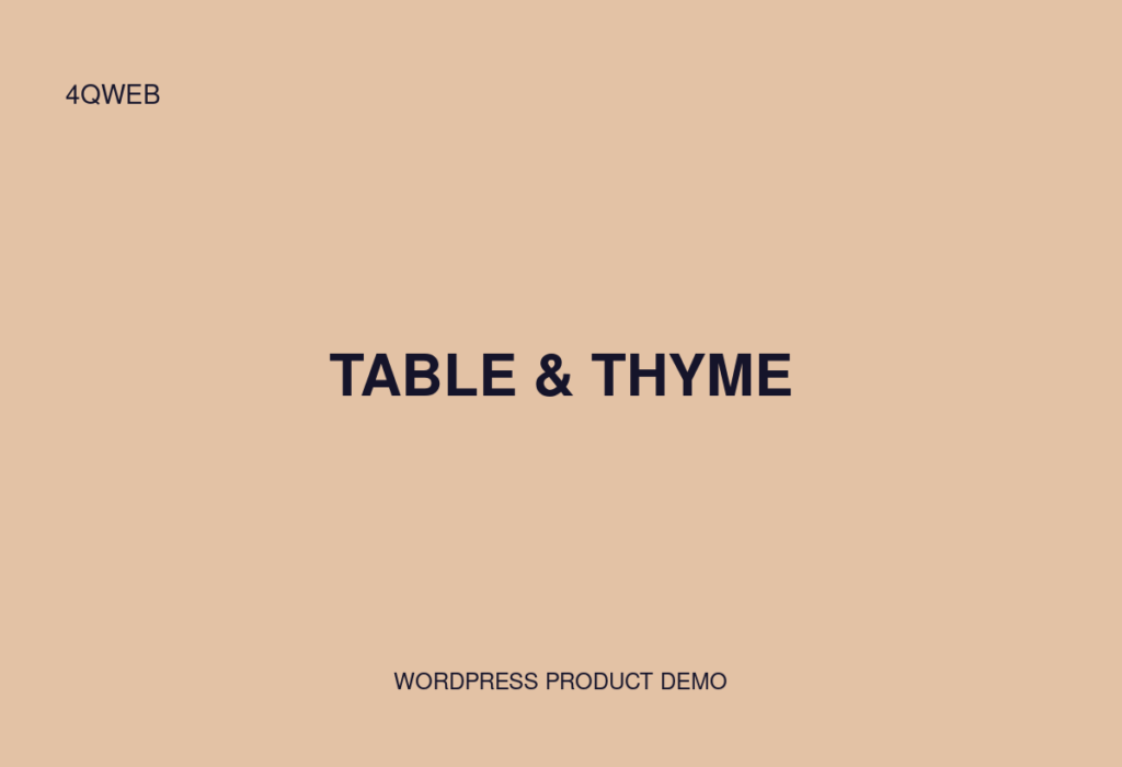 Table & Thyme preview